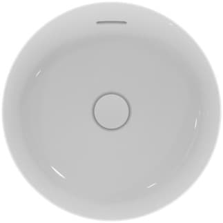 IDEAL STANDARD Mísa Ipalyss 400x400 mm, bez otvoru pro baterii, s otvorem pro přepad (štěrbinová) #E1413MA - Bílá (Alpine) s Ideal Plus