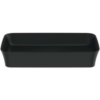 IDEAL STANDARD Mísa Ipalyss 650x400mm, bez otvoru pro baterii, bez přepadu #E1886V3 - černá