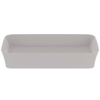 IDEAL STANDARD Ipalyss mísa 650x400mm, bez otvoru pro baterii, bez přepadu #E1886V9 - betonově šedá