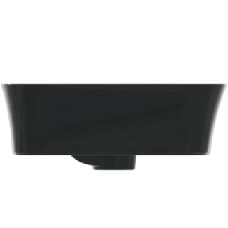 IDEAL STANDARD Mísa Ipalyss 550x380mm, s 1 otvorem pro baterii, s přepadovým otvorem (štěrbinová) #E2077V2 - lesklá černá