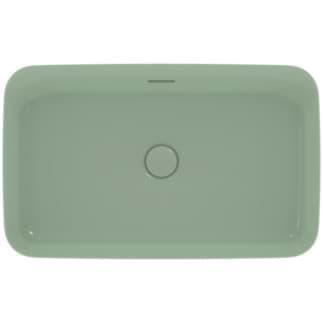 IDEAL STANDARD Ipalyss mísa 650x400mm, bez otvoru pro baterii, s přepadovým otvorem (štěrbinová) #E1887X9 - šalvějově zelená