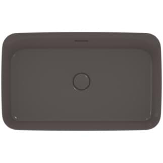 IDEAL STANDARD Mísa Ipalyss 650x400mm, bez otvoru pro baterii, s otvorem pro přepad (štěrbinová) #E1887V5 - břidlicově šedá
