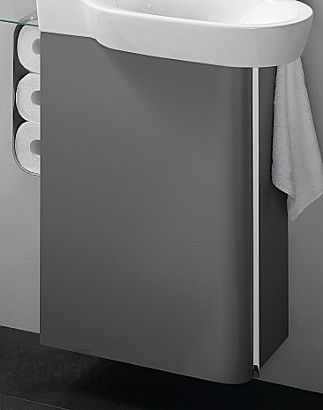 Зображення з  IDEAL STANDARD Tonic Guest skříňka pod umývátko 46x26cm, levá K 2190 LJ - šedý lak