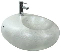 V&B PURE STONE bidet závěsný grey stone + CP #5470 01 U9 - greystone+CP