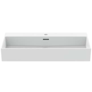 IDEAL STANDARD Extra umyvadlo 800x450mm, s 1 otvorem pro baterii, s otvorem pro přepad (štěrbinový) #T3729V1 - hedvábně bílá
