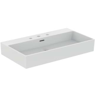 IDEAL STANDARD Extra umyvadlo 815x450 mm, se 3 otvory pro baterie, s otvorem pro přepad (štěrbinové) #T389701 - Bílá (Alpine)