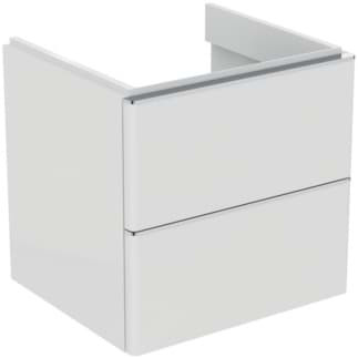 IDEAL STANDARD Toaletní skříňka Adapto 510x450 mm, se 2 výsuvnými zásuvkami s tichým zavíráním #T4294WG - Bílý lak s vysokým leskem