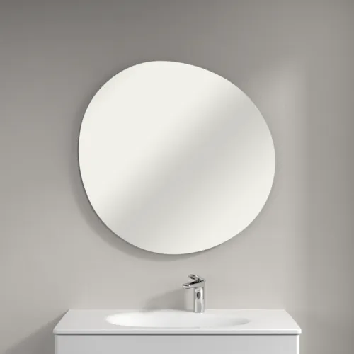 Obrázek V&B Antao asymetrické zrcadlo 90x88,5x3,8cm, s LED osvětlením #L4809000