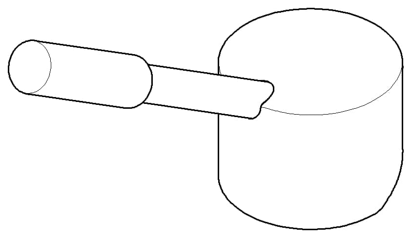 DORNBRACHT Rukojeť Ø 48 x 38 mm - chrom / broušený chrom #90209204000-44