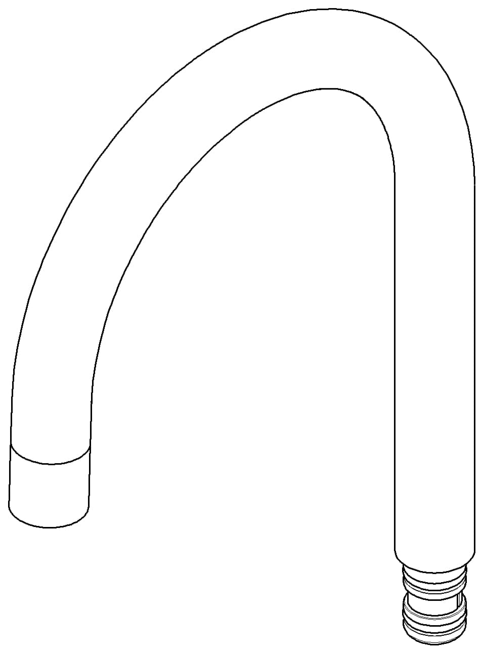 DORNBRACHT Výtok 135 mm, 7 l/min. - Chrom #90282206101-00