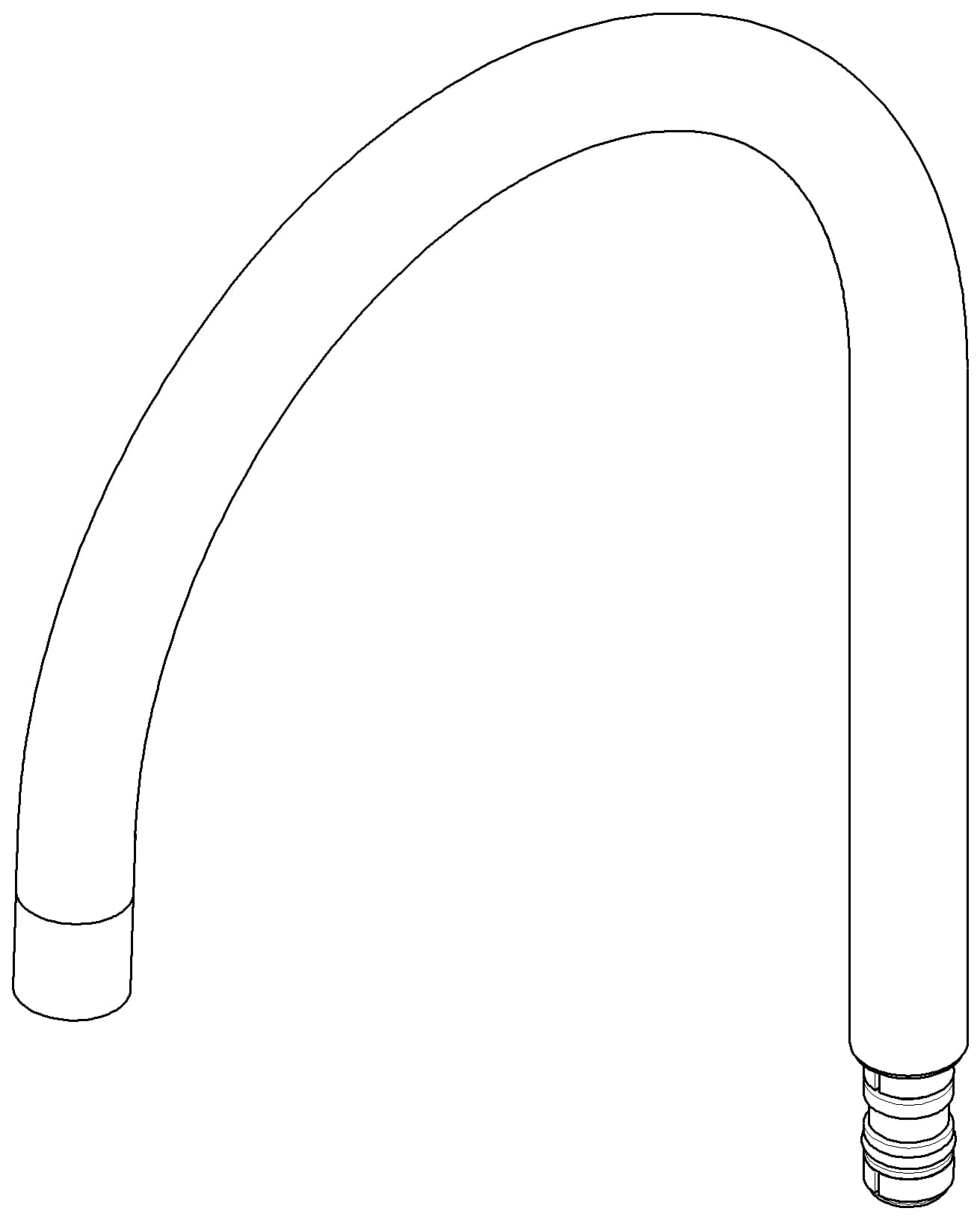 DORNBRACHT Výtok 200 mm, 7 l/min. - Chrom #90282222501-00