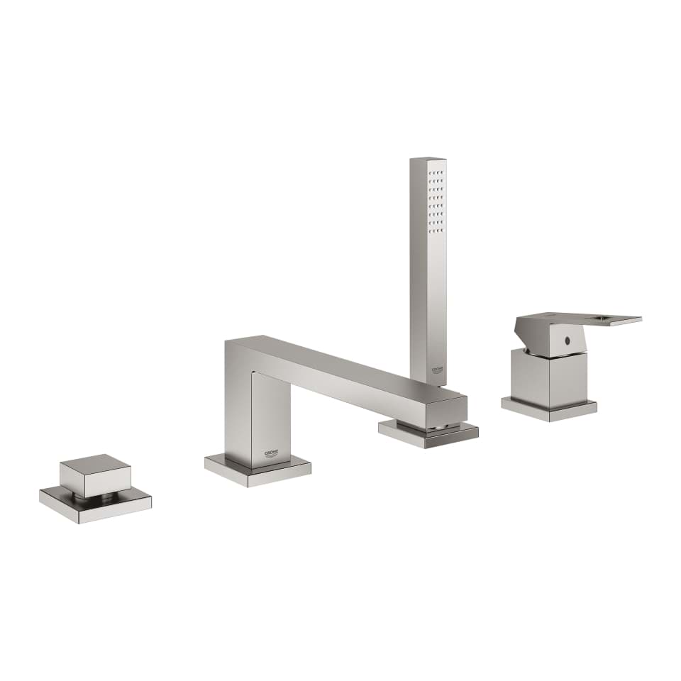 GROHE Eurocube Páková vanová čtyřotvorová kombinace SuperSteel #19897DC1