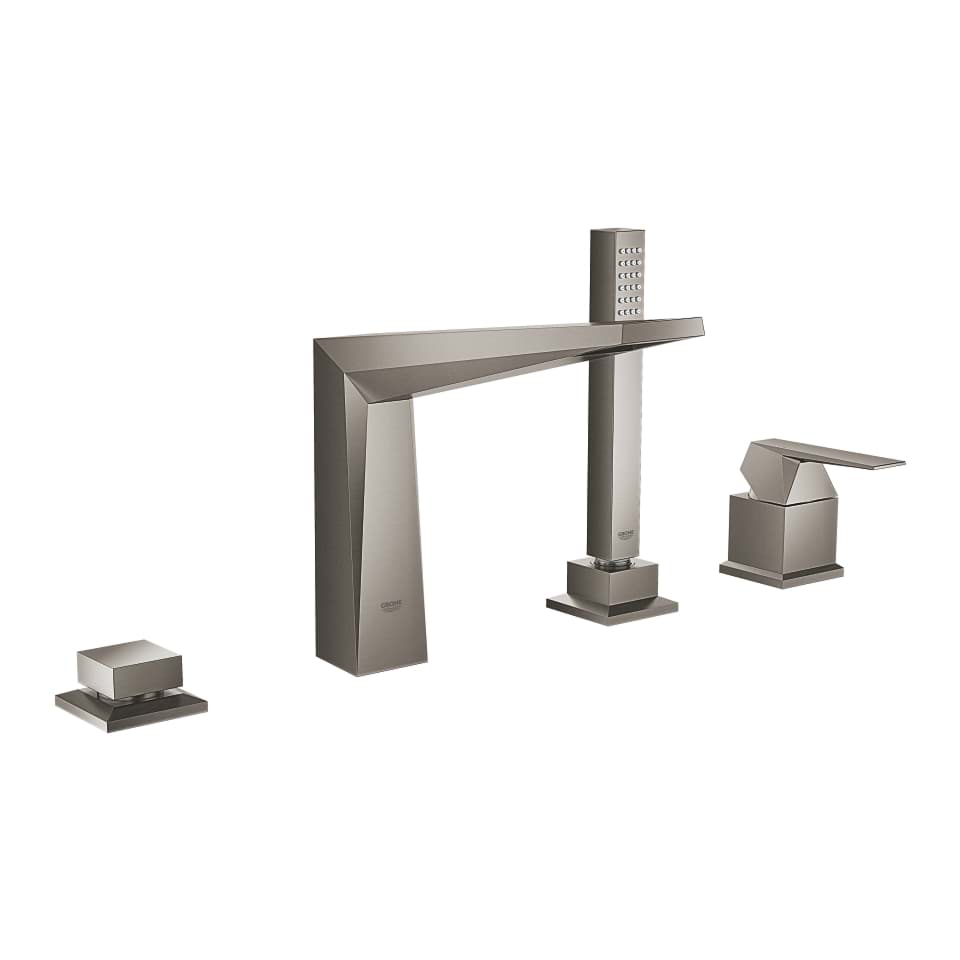 GROHE Allure Brilliant Páková vanová čtyřotvorová kombinace kartáčovaný Hard Graphite #19787AL1