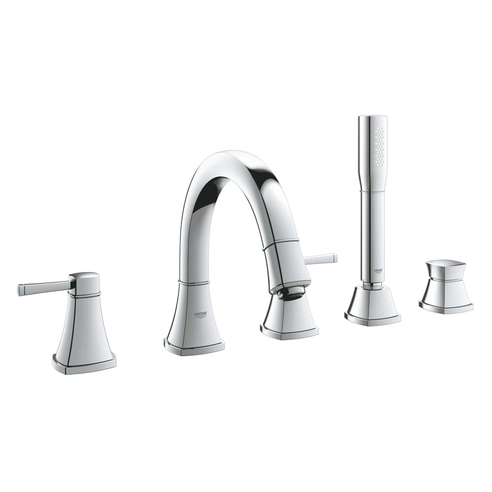 GROHE Grandera Pětiotvorová páková vanová baterie Chrom #19919000