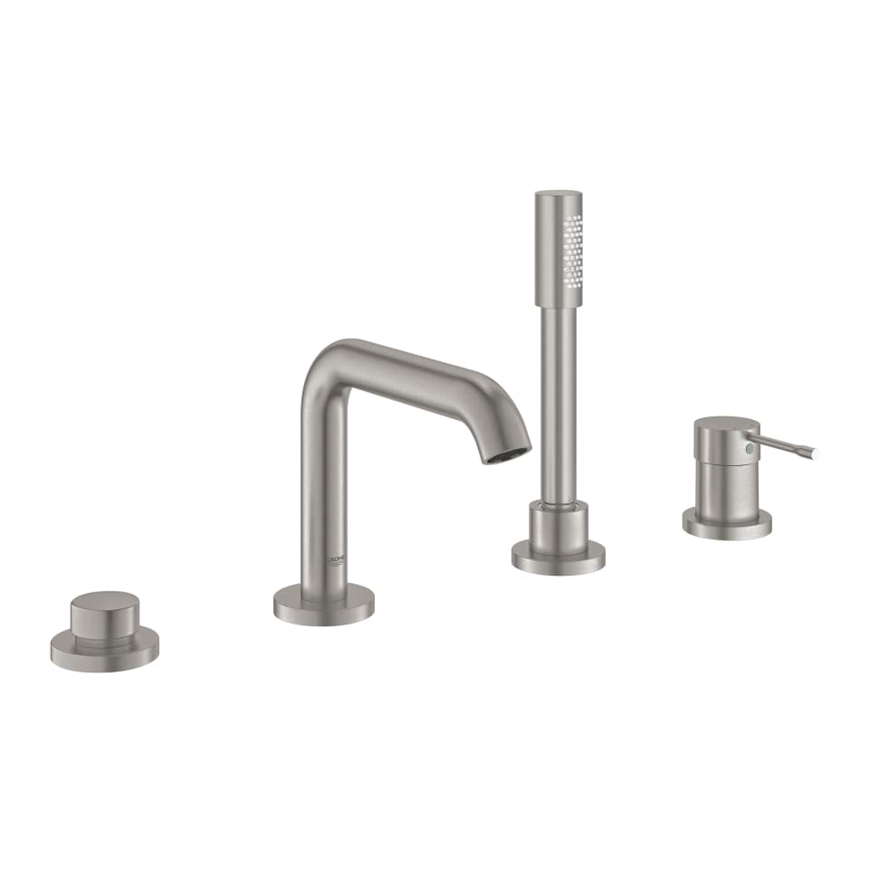 GROHE Essence New baterie 4-otv. na okraj vany #19578DC1 - supersteel