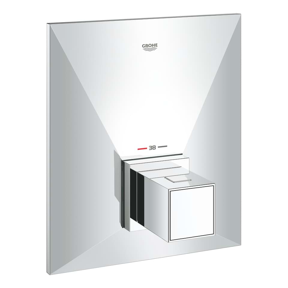 GROHE Allure Brilliant Termostatická centrální baterie podomítková Chrom #19887000