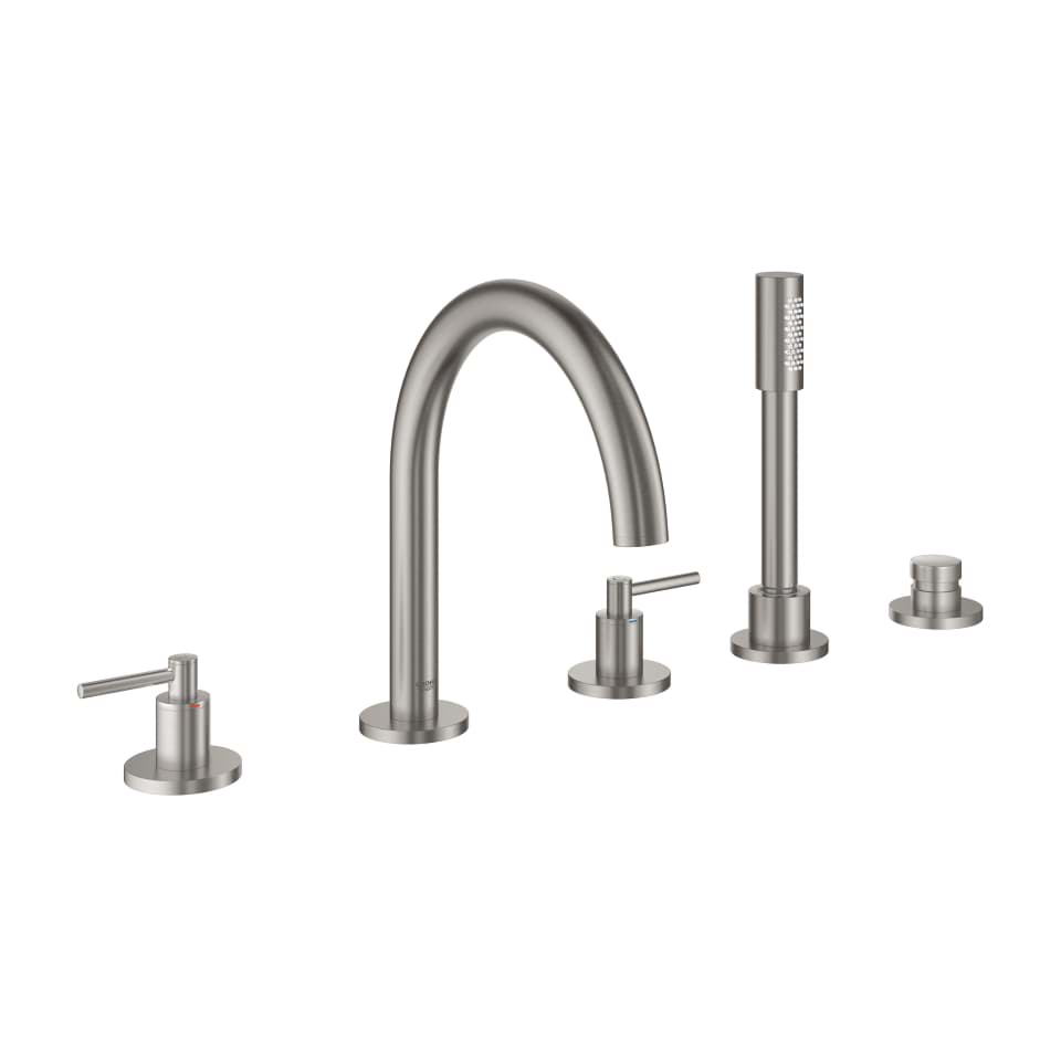 GROHE Atrio Pětiotvorová páková vanová baterie SuperSteel #19922DC3