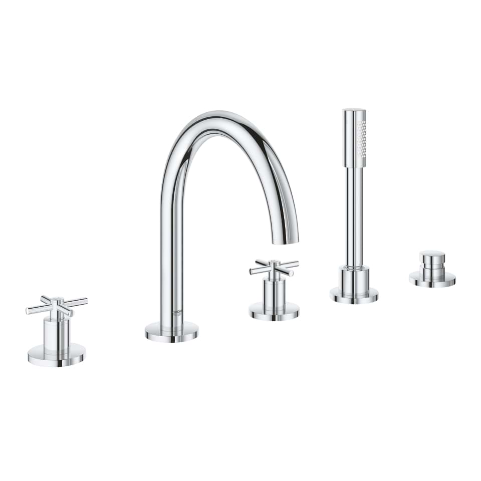 GROHE Atrio Pětiotvorová páková vanová baterie Chrom #19923003