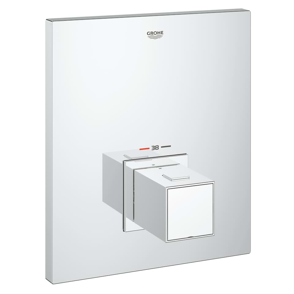 GROHE Grohtherm Cube Termostatická centrální baterie podomítková Chrom #19961000