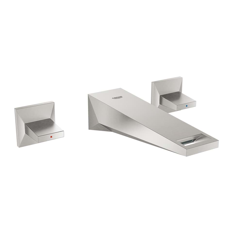 GROHE Allure Brilliant Umyvadlová tříotvorová baterie, DN 15 velikost S SuperSteel #20346DC0