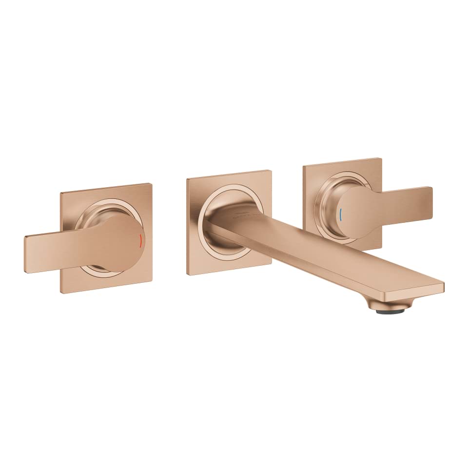 GROHE Allure Umyvadlová tříotvorová baterie kartáčovaný Warm Sunset #20193DL2