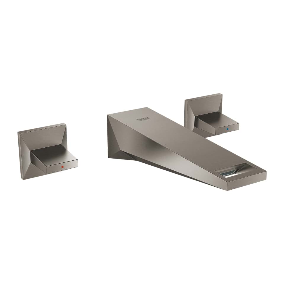 GROHE Allure Brilliant Umyvadlová tříotvorová baterie, DN 15 velikost S kartáčovaný Hard Graphite #20346AL0