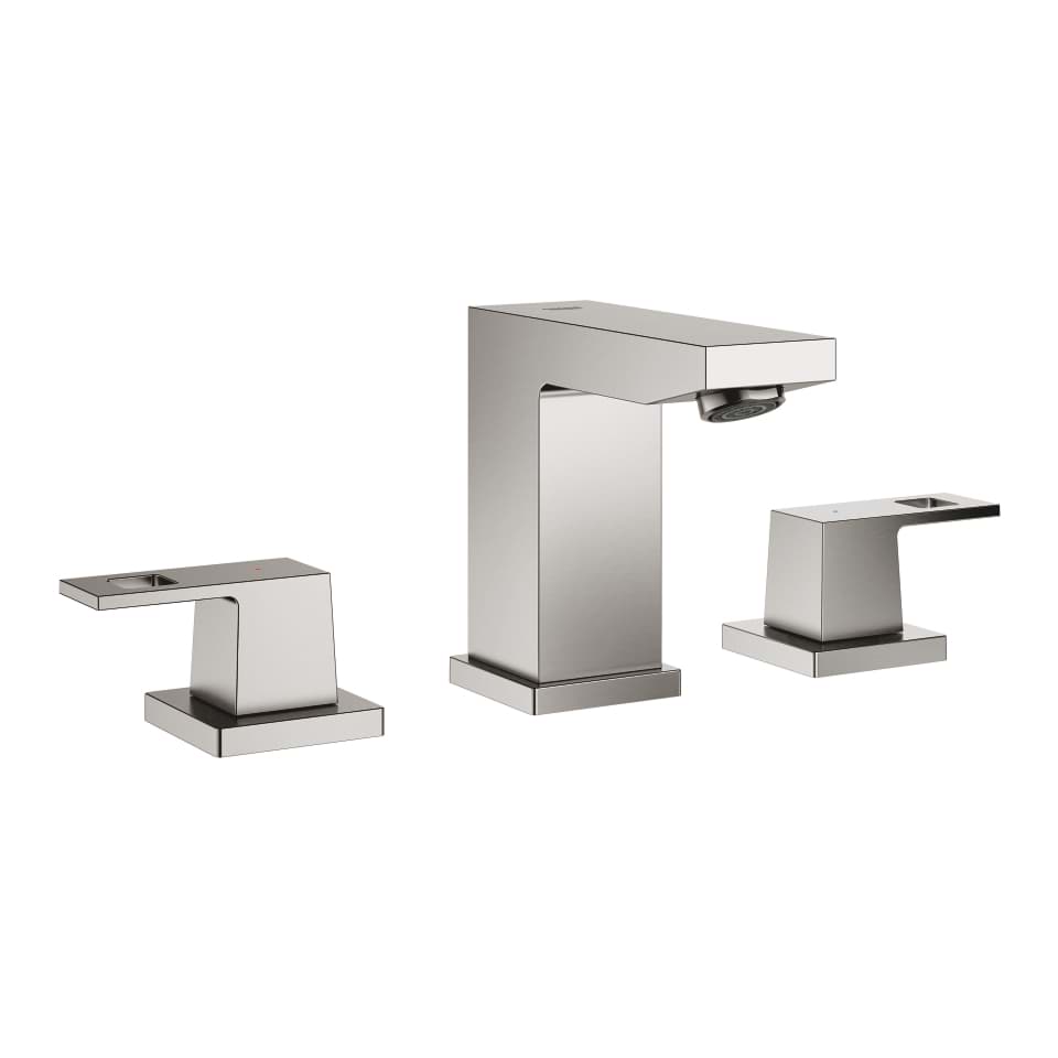 GROHE Eurocube umyvadlová 3-otvorová baterie, DN 15 velikost S #20351DC0 - supersteel