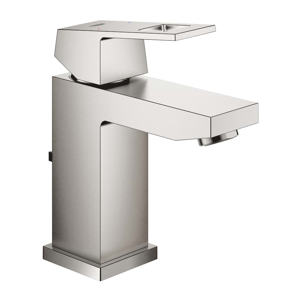 GROHE Eurocube Páková umyvadlová baterie DN 15, velikost S SuperSteel #23127DC0