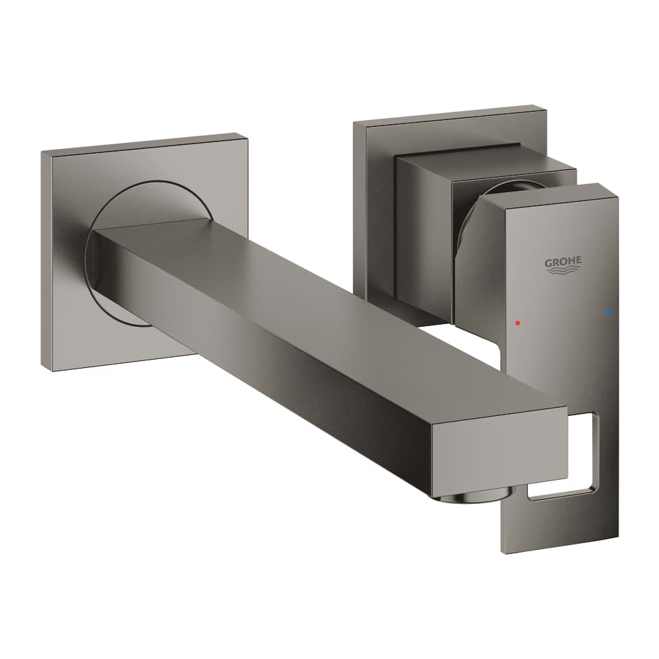 GROHE Eurocube Umyvadlová dvouotvorová baterie, velikost M kartáčovaný Hard Graphite #23447AL0
