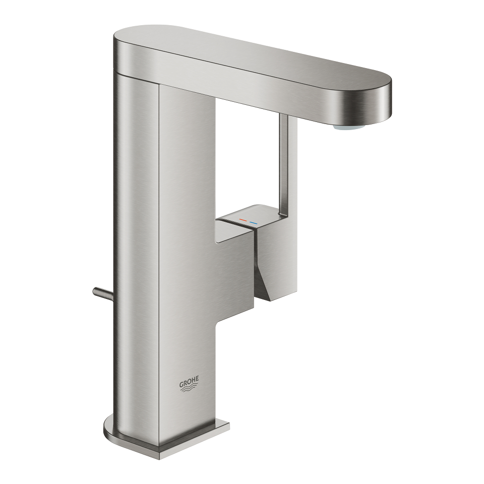 GROHE Plus Páková umyvadlová baterie DN 15, velikost M SuperSteel #23871DC3
