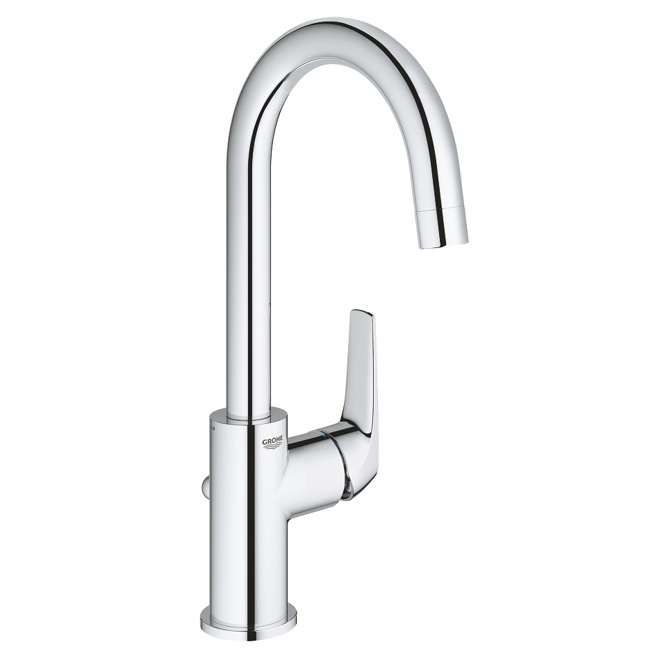 GROHE BauFlow Páková umyvadlová baterie DN15, Velikost L Chrom #23753000