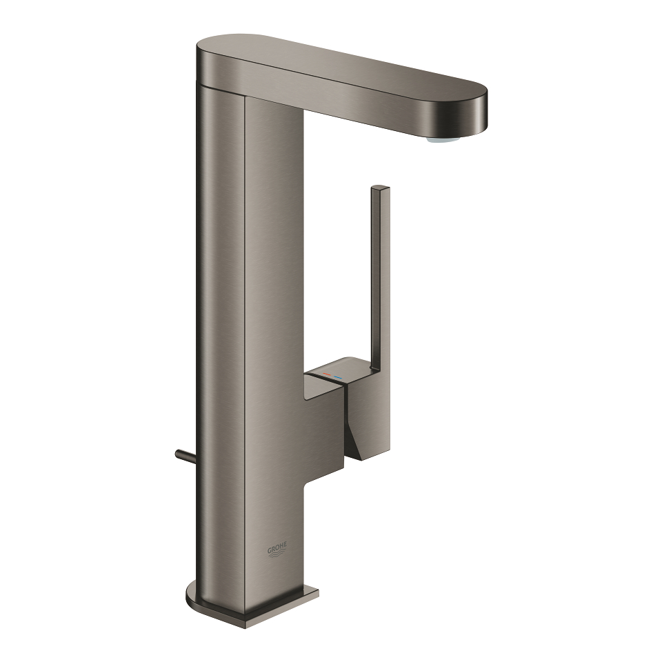 GROHE Plus Páková umyvadlová baterie DN15, Velikost L kartáčovaný Hard Graphite #23851AL3