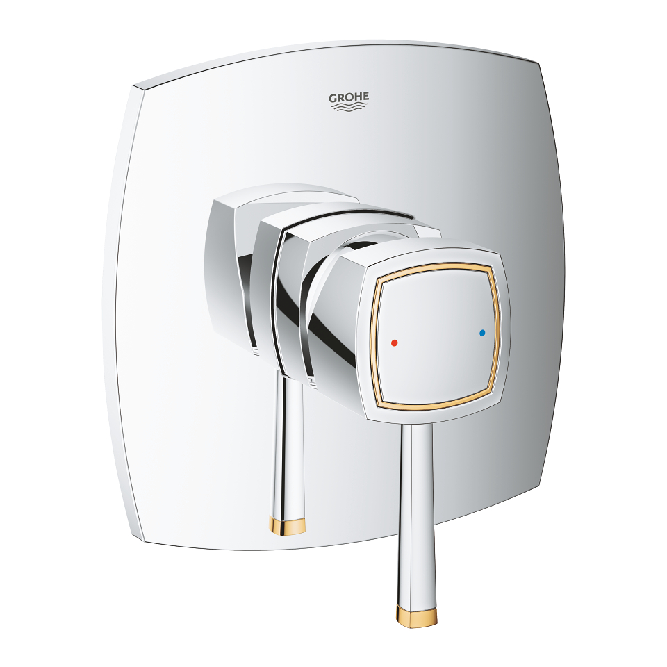 GROHE Grandera Páková sprchová baterie chrom / zlatá #24067IG0