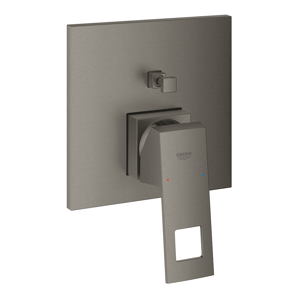 GROHE Eurocube Páková baterie s dvousměrným přepínačem kartáčovaný Hard Graphite #24062AL0