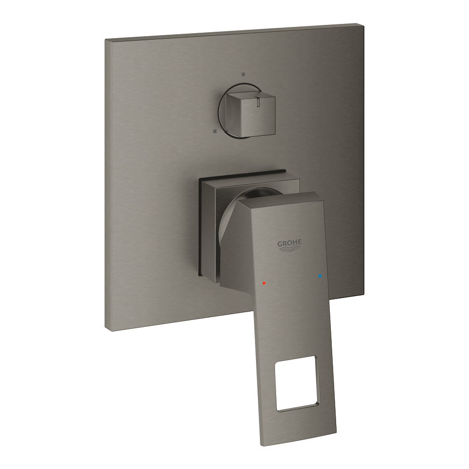 GROHE Eurocube Páková baterie s 3směrným přepínačem kartáčovaný Hard Graphite #24094AL0