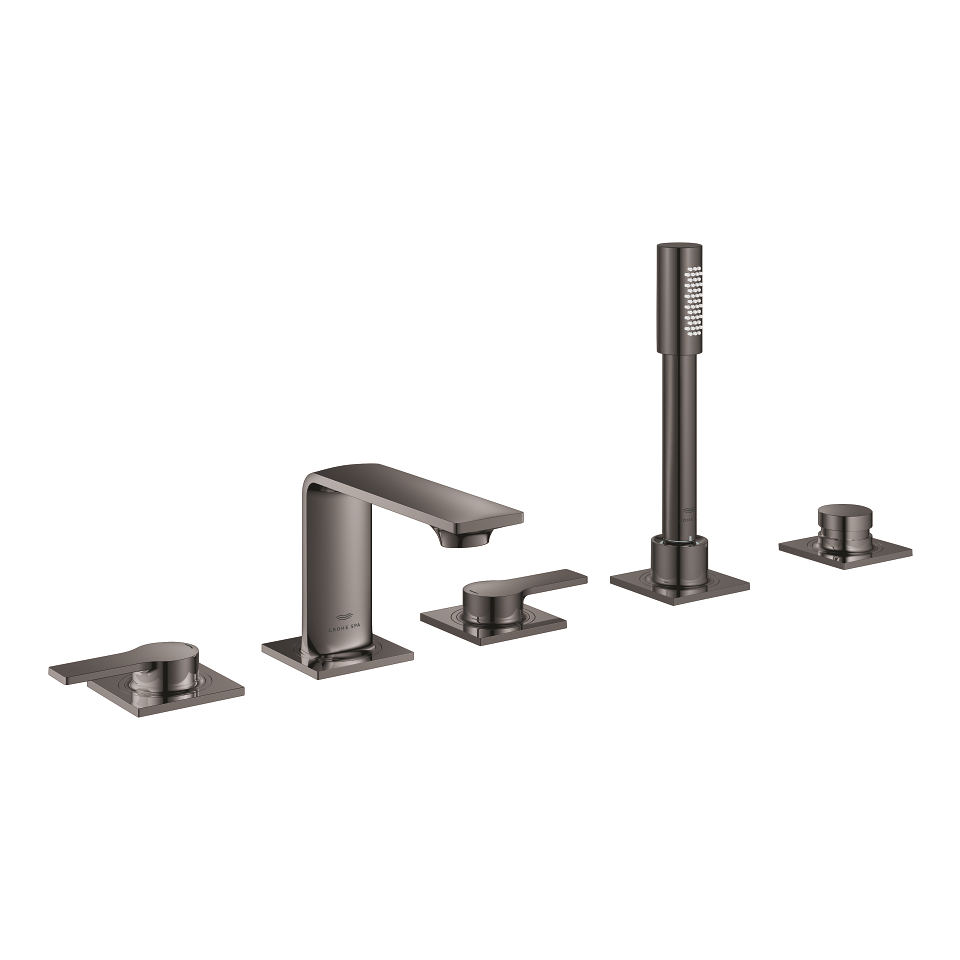 GROHE Allure Pětiotvorová páková vanová baterie Hard Graphite #25221A01
