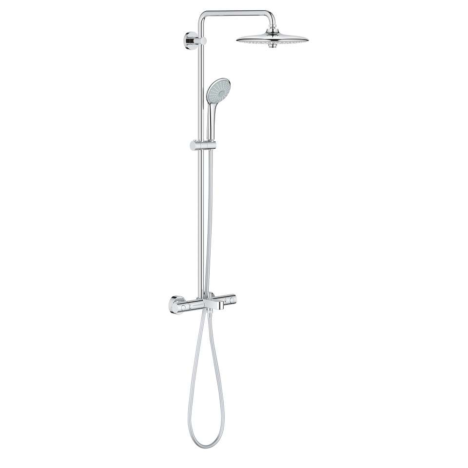 GROHE Euphoria System 260 Sprchový systém s vanovým termostatem na zeď chrom #26114001