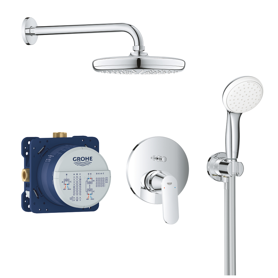 GROHE Eurosmart Cosmopolitan Sprchový set Perfect se sprchou Tempesta 210 Chrom #25219001