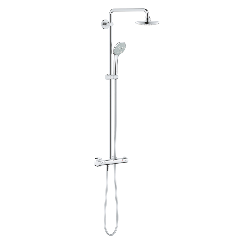 GROHE Euphoria System 180 E Sprchový systém s termostatem na zeď Chrom #26418000