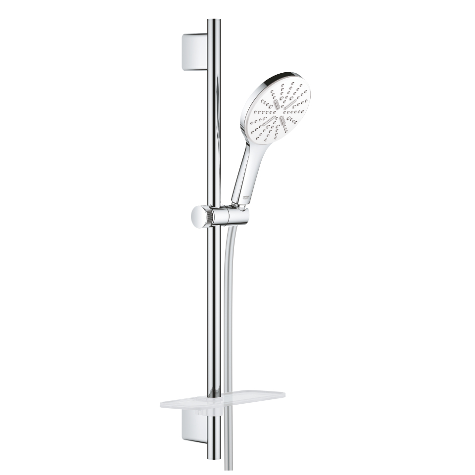 GROHE Rainshower SmartActive 130 Sprchový set s tyčí, 3 proudy měsíční bílá #26577LS0