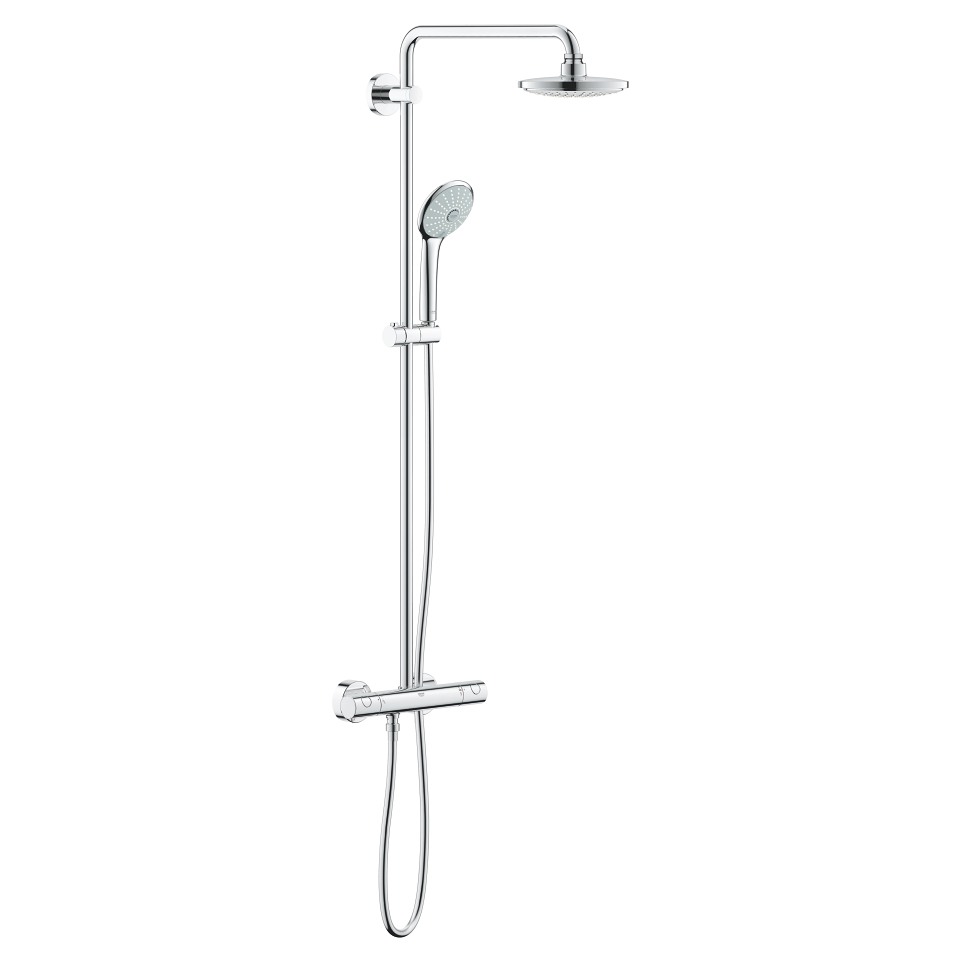 GROHE Euphoria System 180 Sprchový systém s termostatem na zeď Chrom #27296001