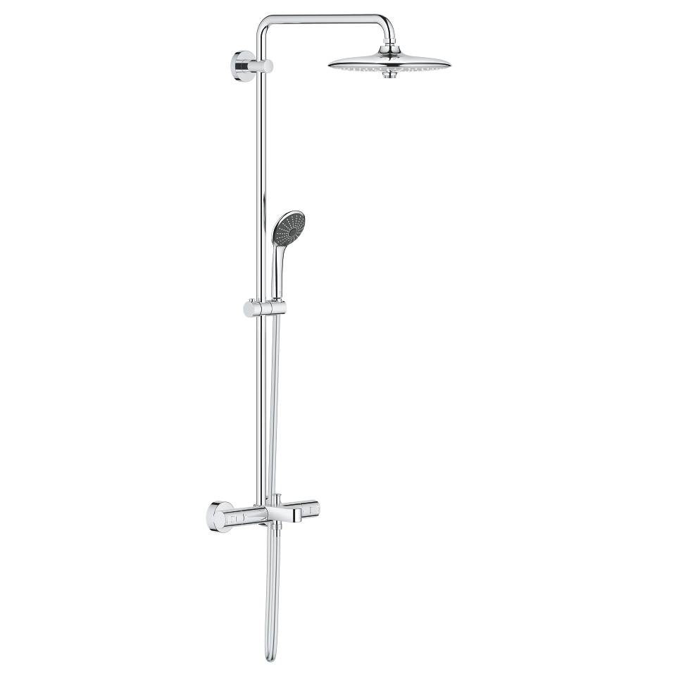 GROHE Vitalio Joy System 260 Sprchový systém s vanovým termostatem na zeď Chrom #27860001