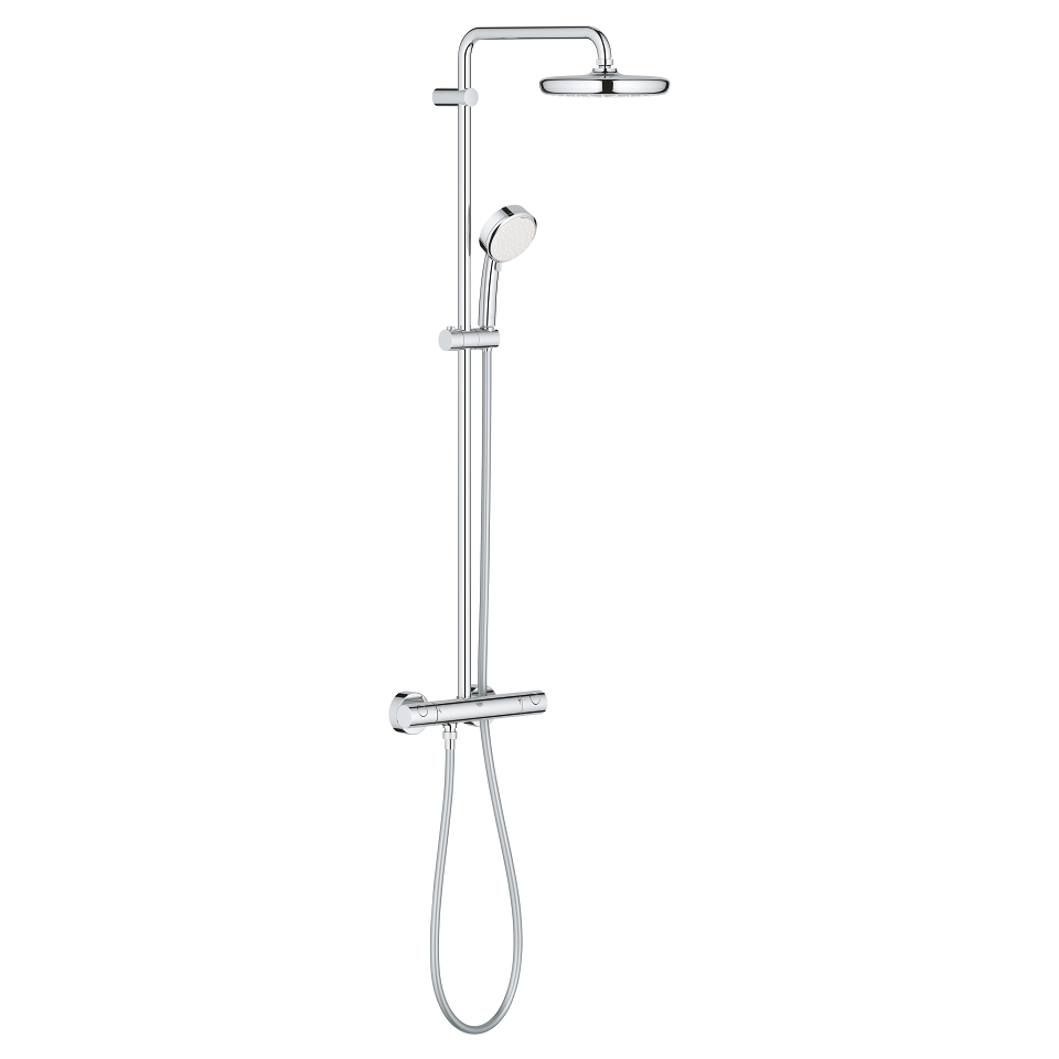 GROHE Tempesta Cosmopolitan System 210 Sprchový systém s termostatem na zeď Chrom #27922001