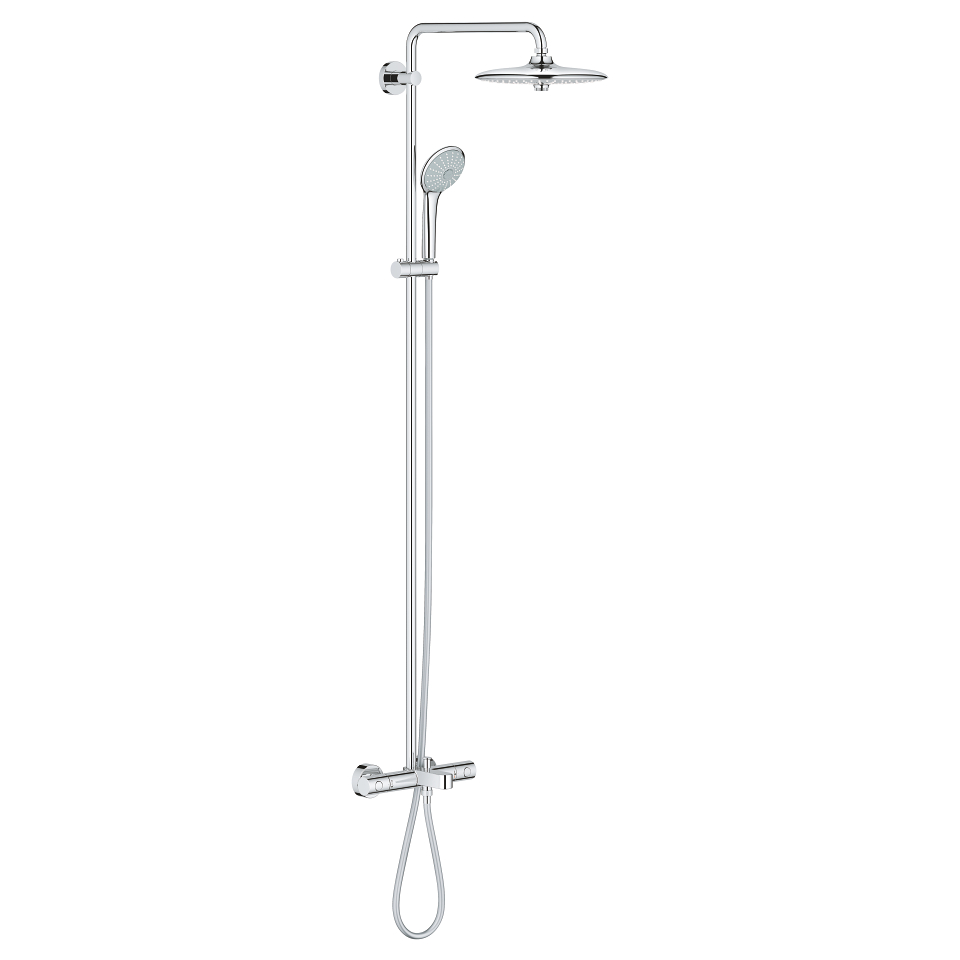 GROHE Euphoria System 260 Sprchový systém s vanovým termostatem na zeď Chrom #27475001
