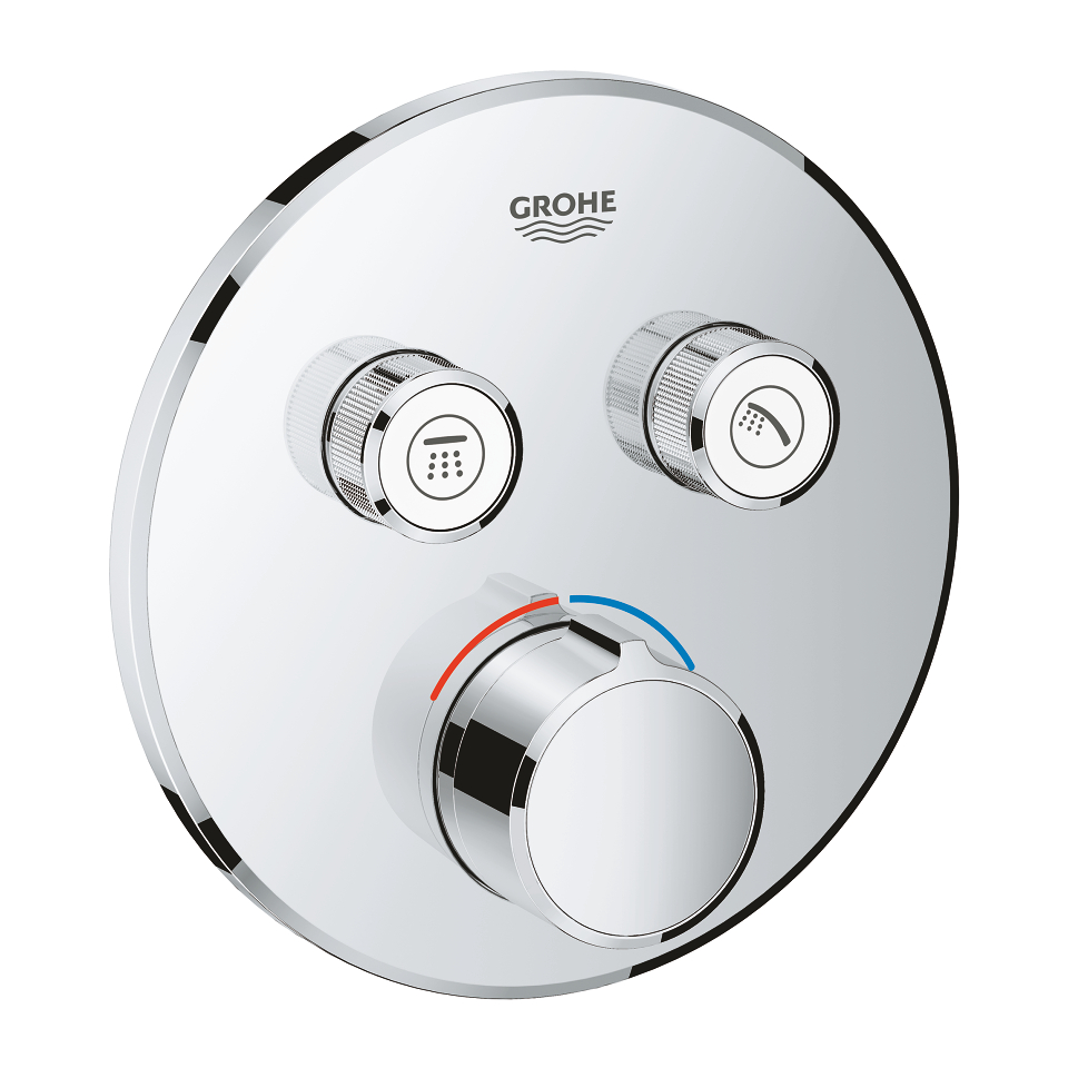 GROHE SmartControl Krytka podomítkové baterie s 2 ventily Chrom #29145000