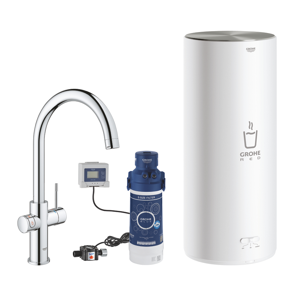 GROHE Red Duo Výpusť a bojler, velikost L Chrom #30079001