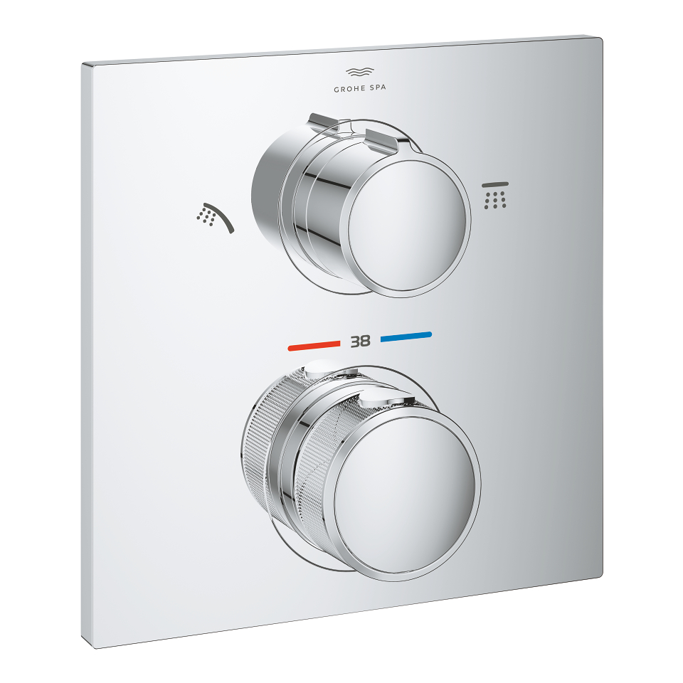 GROHE Allure Termostat pro podomítkovou instalaci s dvoucestným přepínačem Chrom #29181002