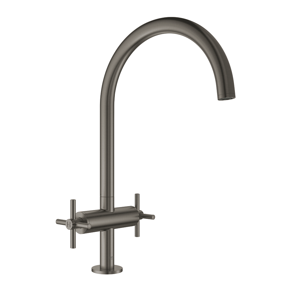 GROHE Atrio Dřezová baterie kartáčovaný Hard Graphite #30362AL0