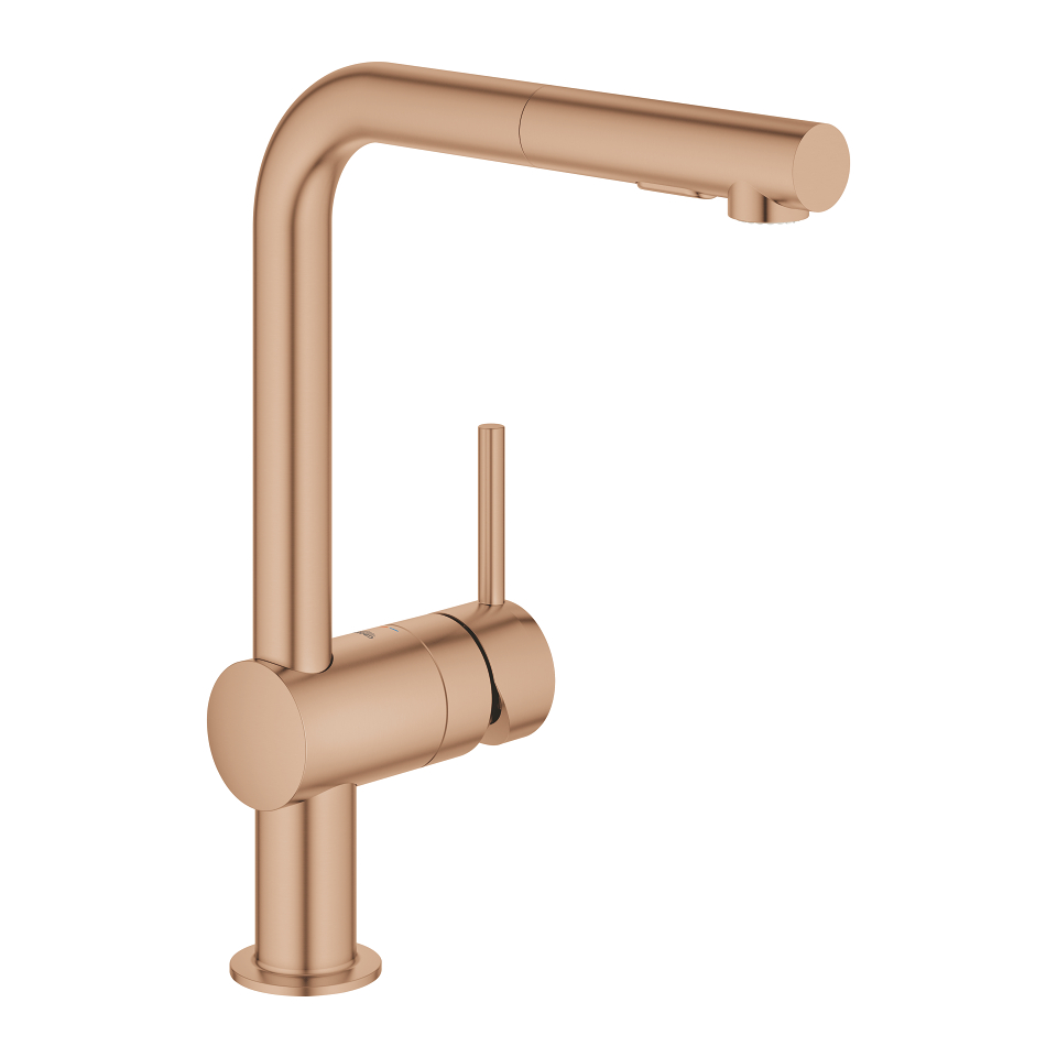 GROHE Minta Páková dřezová baterie kartáčovaný Warm Sunset #30274DL0
