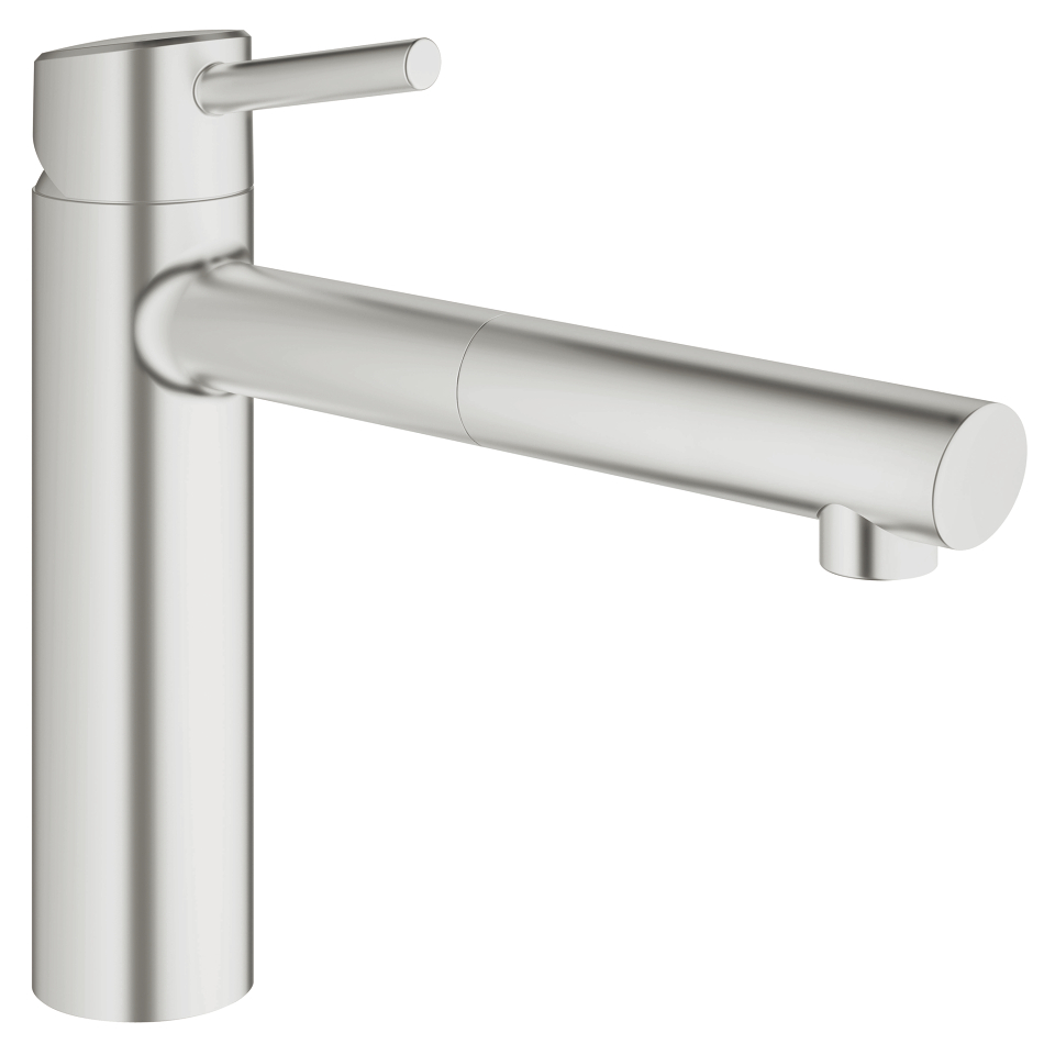 GROHE Concetto Páková dřezová baterie SuperSteel #31129DC1